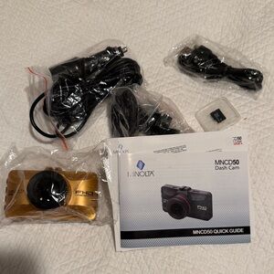 New Minolta MNCD50 Dash Cam in Gold